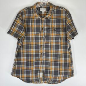 Vintage Abercrombie & Fitch Hook & Loop Short Sleeve Button Down Shirt Large